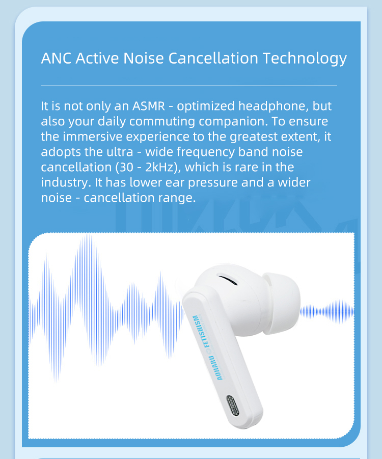LUKLUK Aoharu01 ASMR Active Noise Reduction Bluetooth Earphones