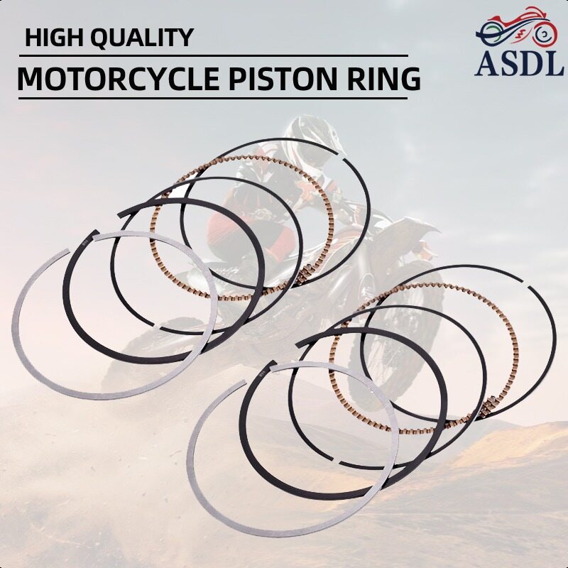 Asdl 2 bộ vòng piston xe môtô 60mm STD cho Honda magna250 kv0 vtr250 vtz250 84-85 spada250 88