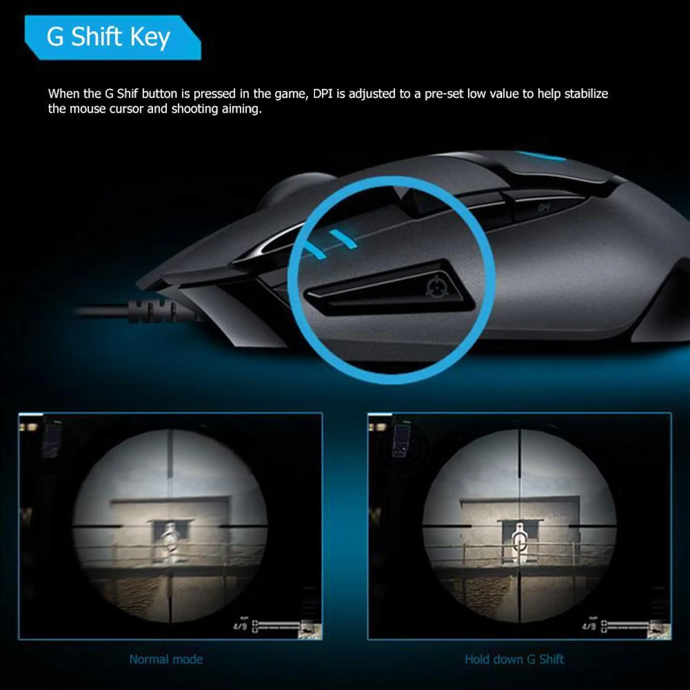 Logitech G402 Hyperion Fury Fps Gaming Mouse Fusion Engine 4000 Dpi Wired Optical Mouse For Pc Gamer Lazada Singapore