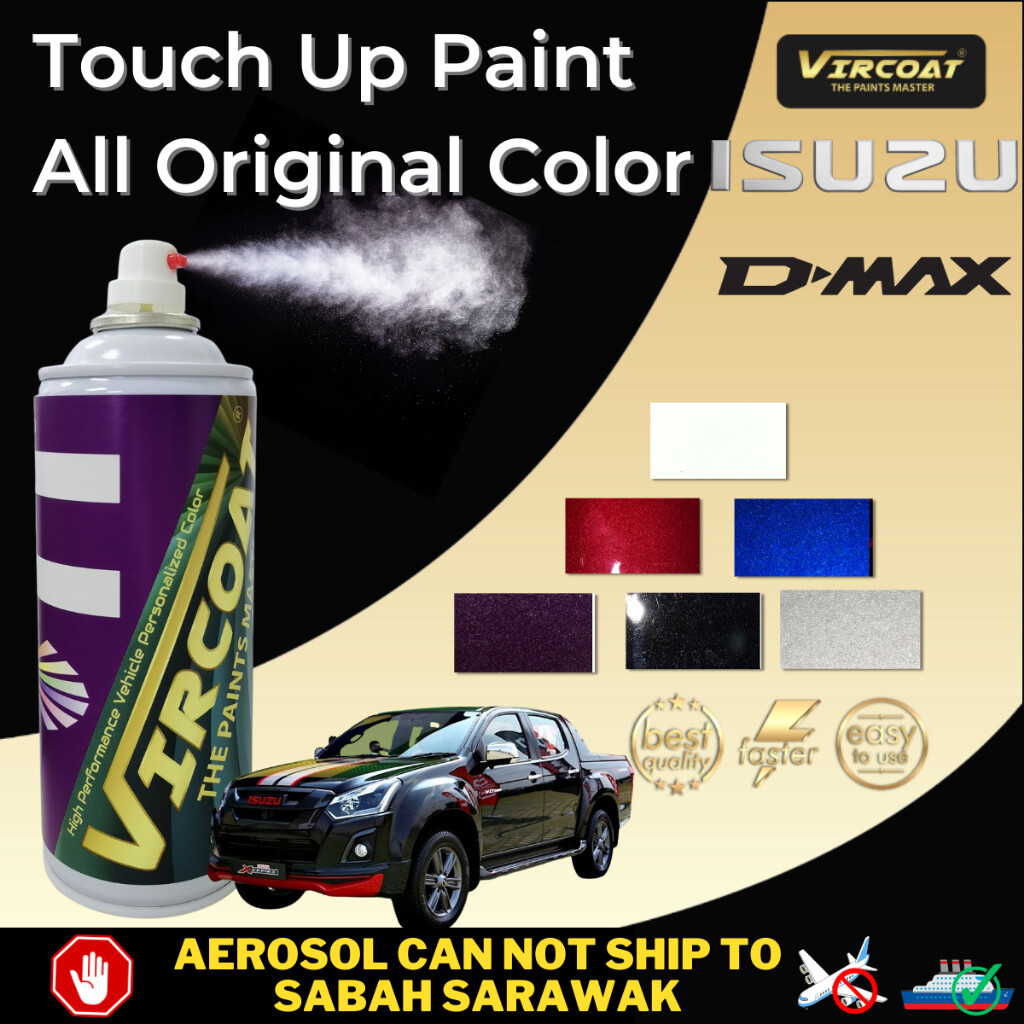 [Isuzu DMAX] VIRCOAT Aerosol Spray 2K Paint/ Car Body Touch Up Paint