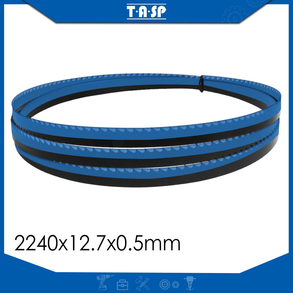 TASP 1 Cái Lưỡi Cưa Vòng Lưỡi Cưa Vòng 6TPI 2240X12.7X0.5Mm 88-1/4 ”Phụ Kiện Dụng Cụ Chế Biến Gỗ Cho 12" Makita LB1200F