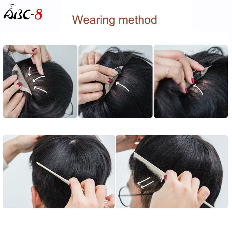 ABC Tóc Giả Nam Ngắn, Tóc Giả Hệ Thống Thay Thế Tóc Giả Dành Cho Hàng Ngày