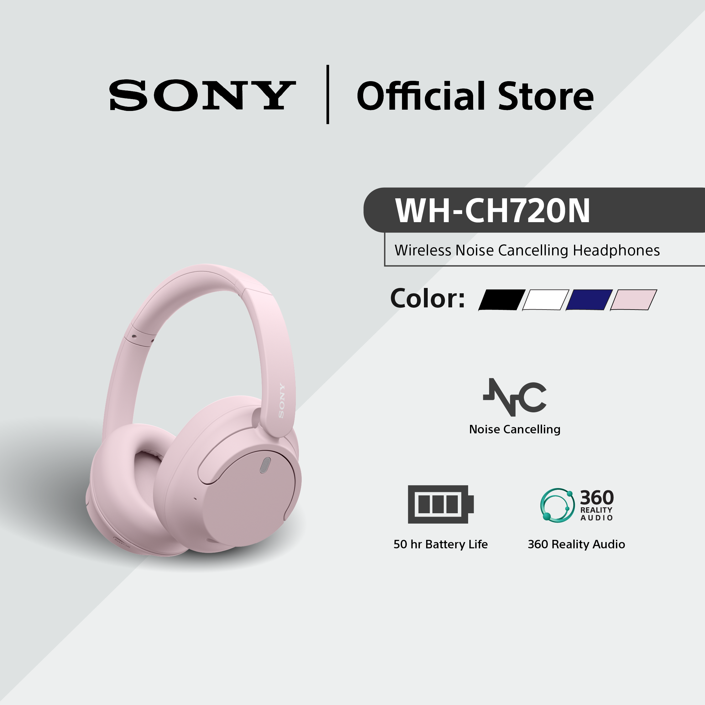 Bluetooth Headphones Sony Headset Pink Sony SBH70 Bluetooth