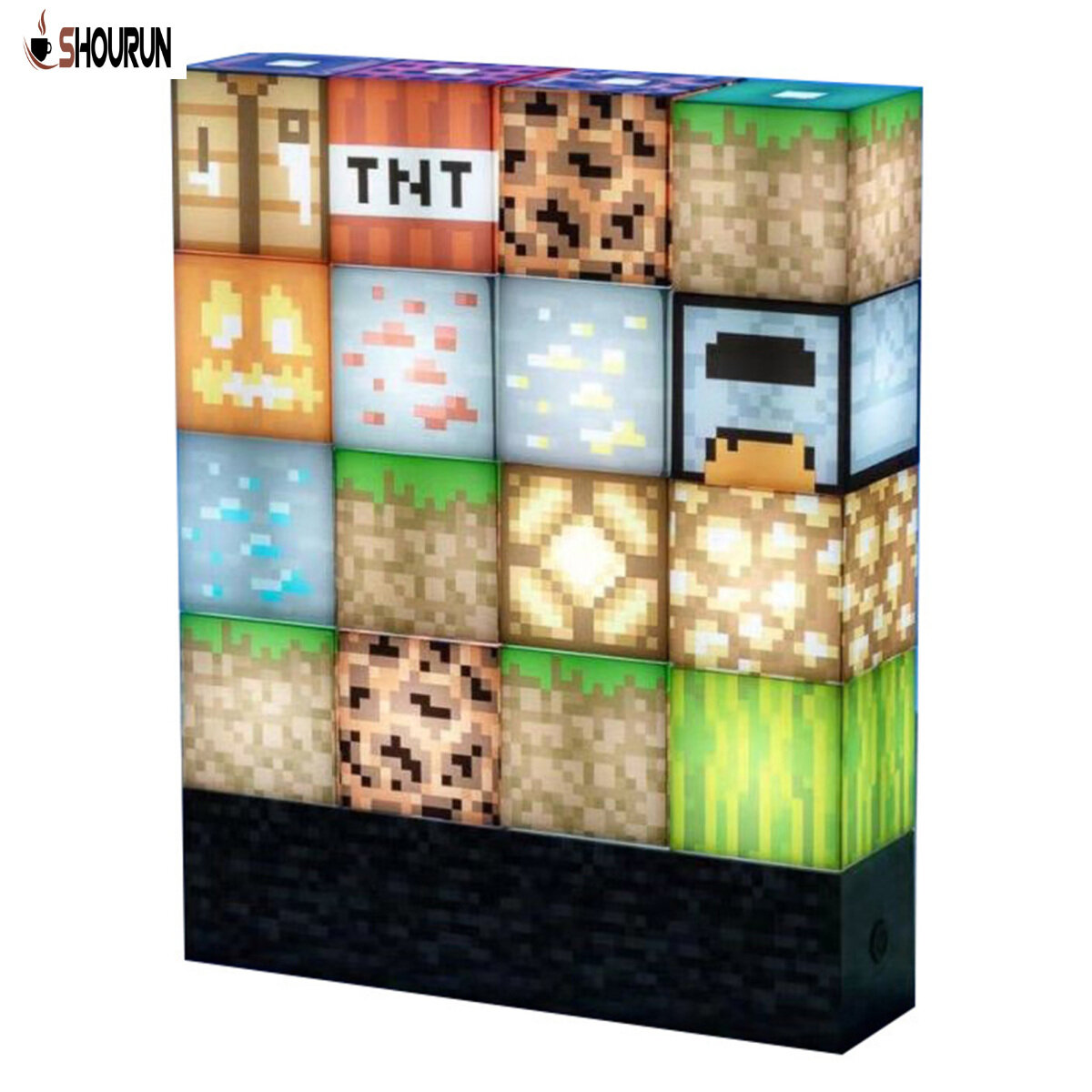 SN Đèn Ngủ Minecraft Đèn Nối Mới Lạ Sáng Tạo, Đèn LED Cho Phòng Ngủ Phòng Khách