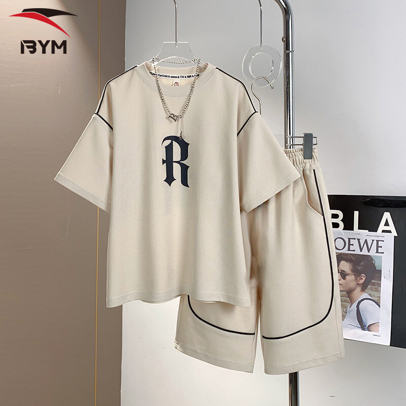 BeiYiMeng ชุดเสื้อผ้าสำหรับเด็กผู้ชายลายทางลำลองสำหรับเสื้อผ้าเด็ก4-16ปี2ชิ้นเสื้อยืดแขนสั้นเสื้อโปโลพร้อมชุดเกาหลีเสื้อผ้าเด็กกางเกงครึ่งแขน ราคา  414 บาท*ส่งฟรี