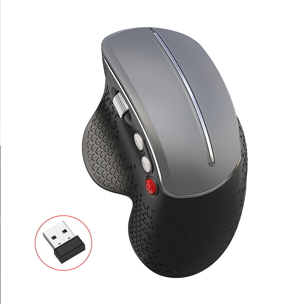 Jomaa Chuột công thái học bên con lăn 2.4G không dây chuột cho máy tính máy tính xách tay dọc Chuột chơi game cho gamer 3600 DPI Ergonomic Chuột cho máy tính xách tay Máy tính để bàn Windows IOS Macbook PC