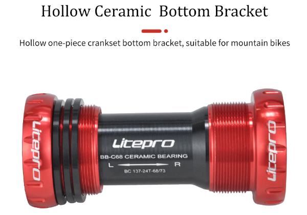 Litepro MTB Mountain Bicycle Ceramic External Bearing Bottom