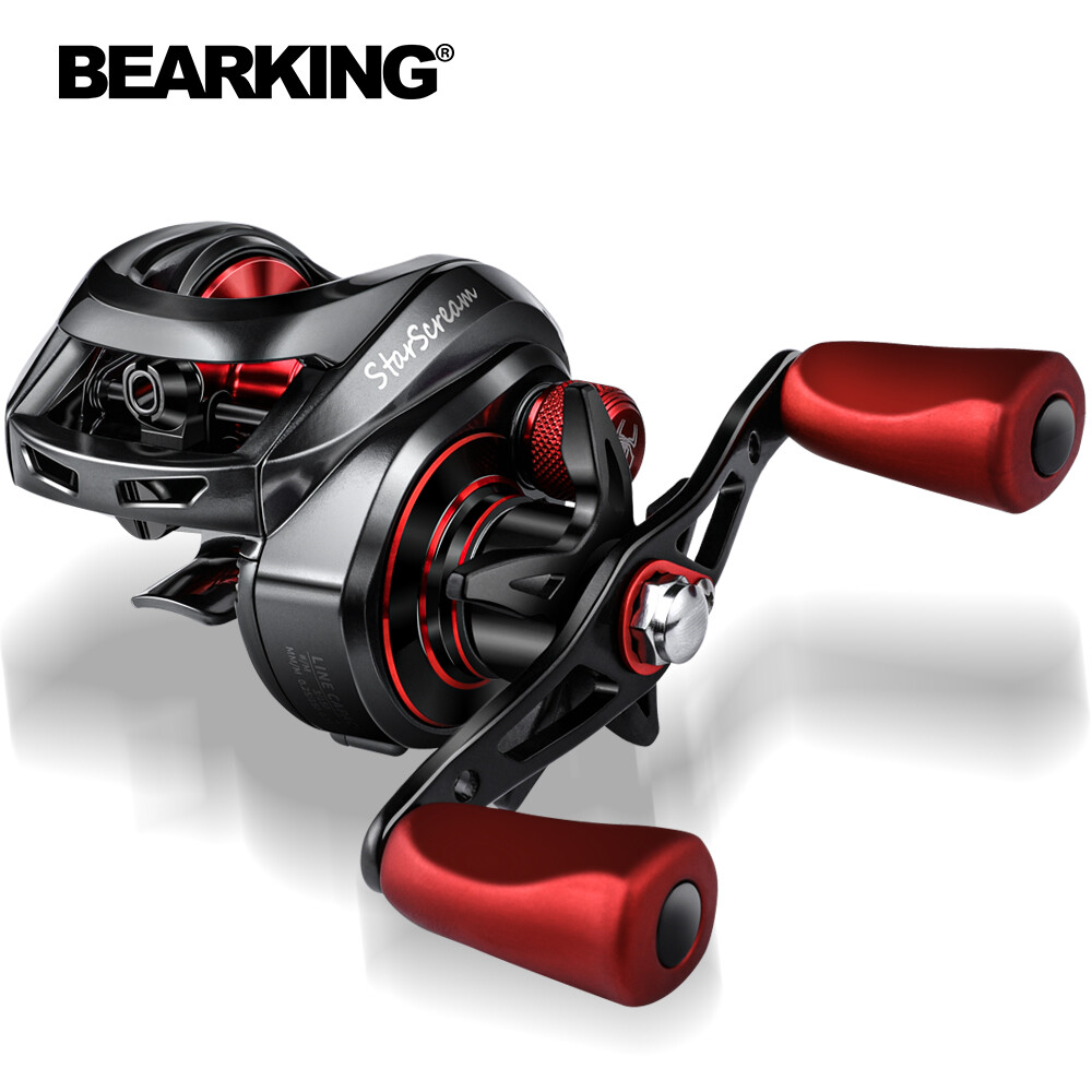 Bearking máy câu ngang 8 + 1bb máy câu tốc độ cao lực kéo tối đa 7.3:1 8kg máy câu gia cố máy câu kéo cá chép máy câu cá