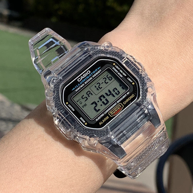 Ốp Lưng Dây Đồng Hồ Silicon Trong Suốt Softr, Cho Casio G-Shock DW5600 GW- 5700