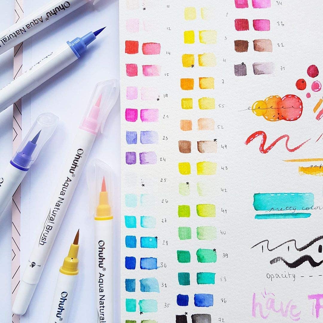 Alcohol Markers Ohuhu Watercolor Brush Markers Ohuhu Markers Only Ohuhu Watercolor Brush Markers Set Of 25