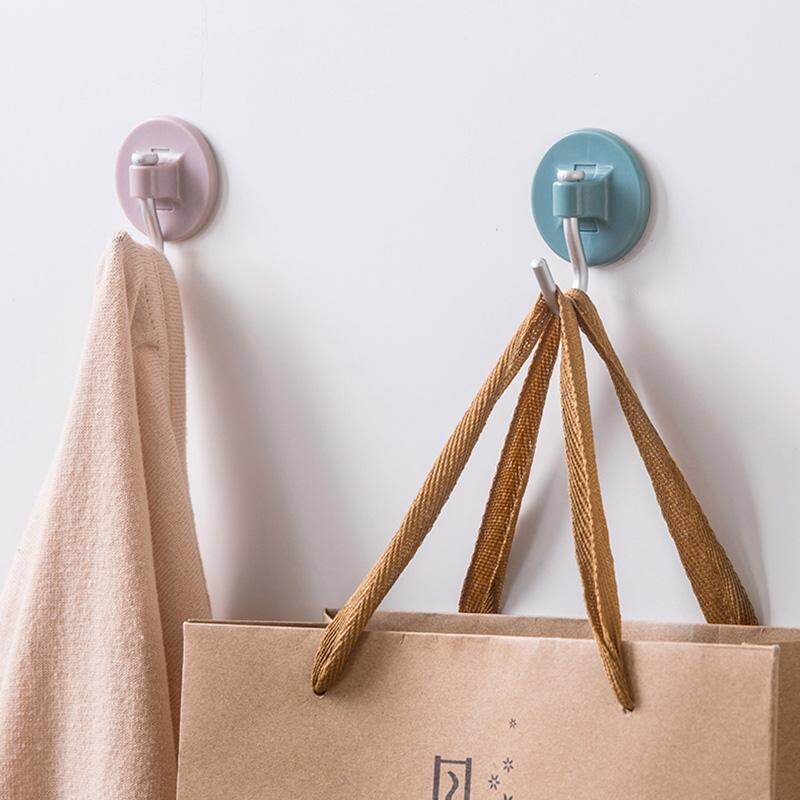 2pcs 3m Self Adhesive Hooks Stick Hook Heavy Duty Sticky Wall