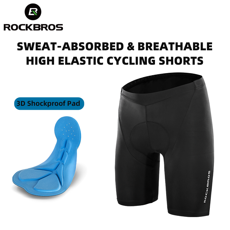 ROCKBROS Shockproof 3D Pad Cycling Shorts Breathable Quick Dry Men s