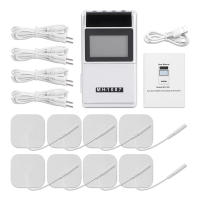 Salorie TENS EMS Muscle Stimulator 15 Modes 4 Outputs 8 Pads Pain Relief Electric Pulse Impulse Massager Machine Electrotherapy Device