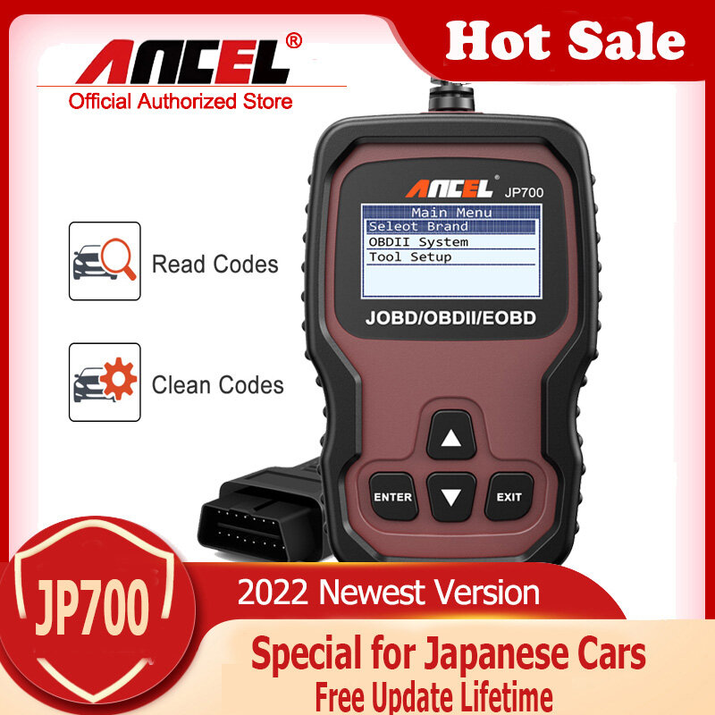 Ancel JP700 OBD2 Car Diagnostic Scanner for Honda Toyota Nissan Mitsubishi JOBD Code Reader Auto Automotive Scan Tool ราคา 1,480 บาท*ส่งฟรี