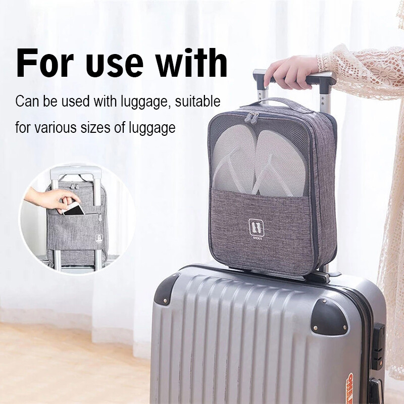 Borsa per scarpe da viaggio in rete impermeabile per valigia_voghion.com