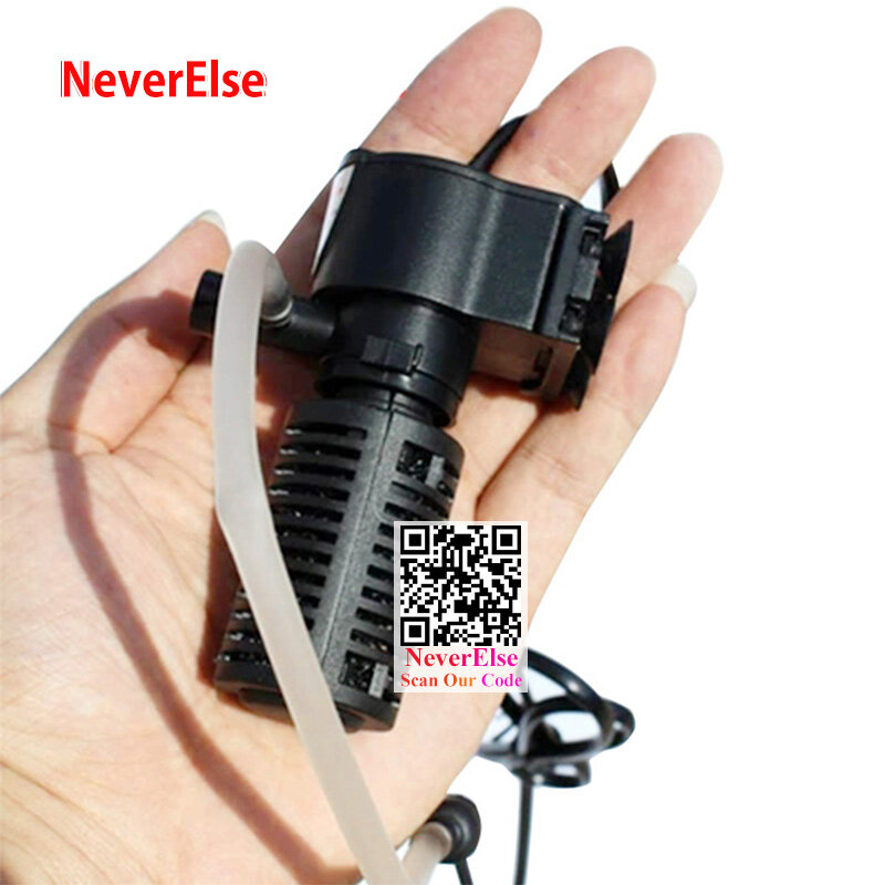 Máy bơm mini giá rẻ cho bộ lọc hồ cá, máy bơm 3W để lọc bọt biển + lưu lượng nước + tăng không khí, máy bơm lọc giá rẻ cho bể cá mini, Máy bơm không khí bể cá có bộ lọc, máy bơm lọc nhỏ cho bể nước mặn nước ngọt, Phụ ki