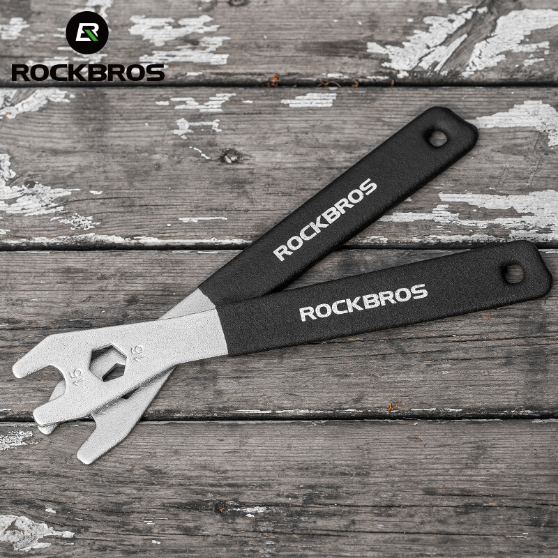 Rockbros dụng cụ xe đạp cờ lê bàn đạp xe đạp bằng thép cacbon cờ lê bàn đạp xe đạp đa năng che phủ pvc dài hơn cờ lê sửa chữa lắp đặt chống trượt bền bỉ cho xe đạp đường trường mtb