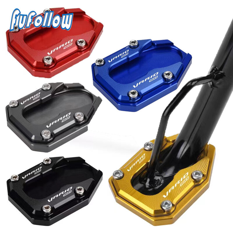 Phụ kiện xe máy dành cho honda vario160 vario160 2022 2023 miếng đệm mở rộng chân đế miếng đệm hỗ trợ bên chân đế tấm mở rộng