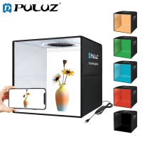 PULUZ 25cm/30cm Folding Portable Ring Light Photo Lighting Studio Shooting Tent Box with 12 Colors Backdrops Size: 25cm x 25cm x 25cm/ 30cm x 30cm x 30cm