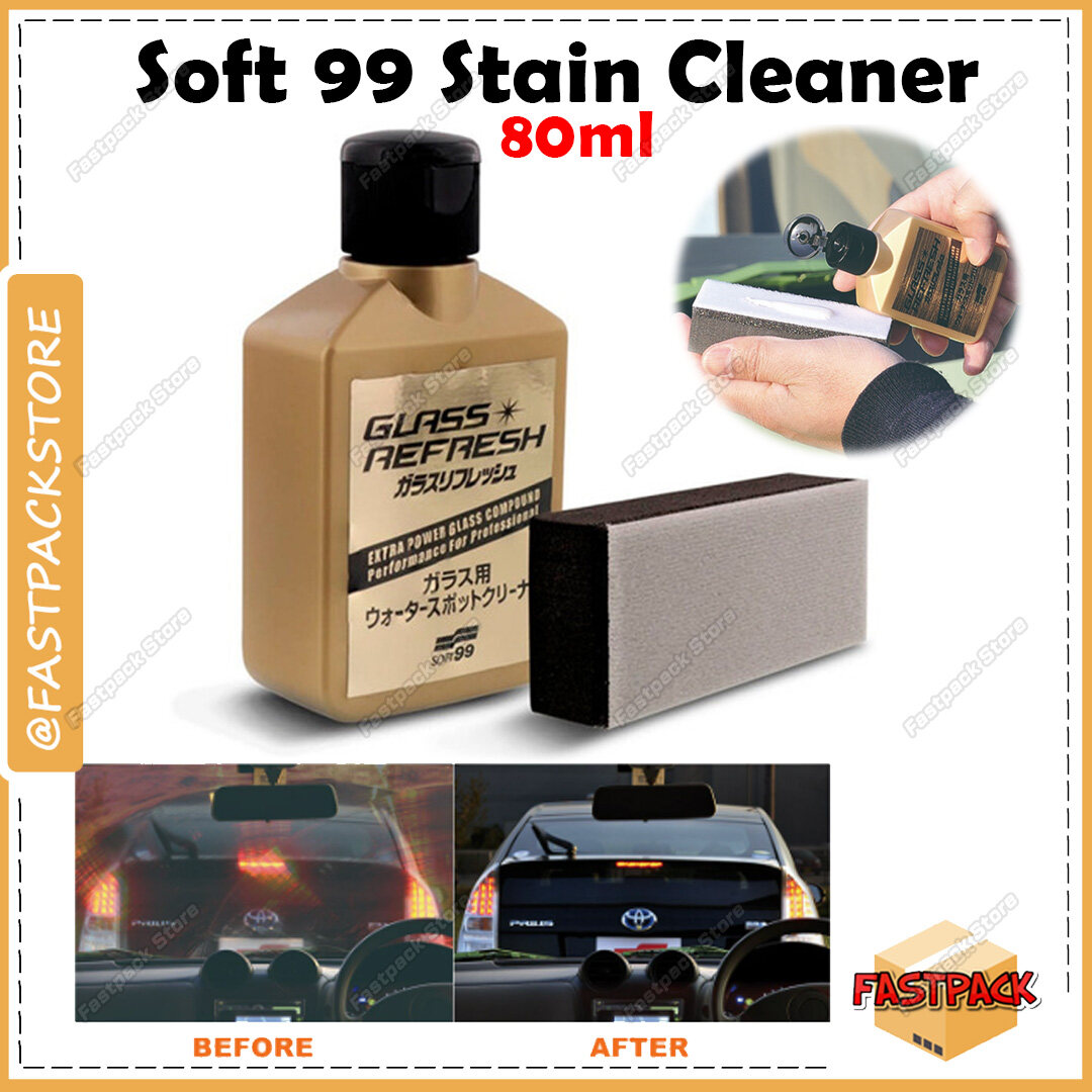 SOFT 99 Soft99 Glass Stain Cleaner Glass Refresh Oil Film Water Spots