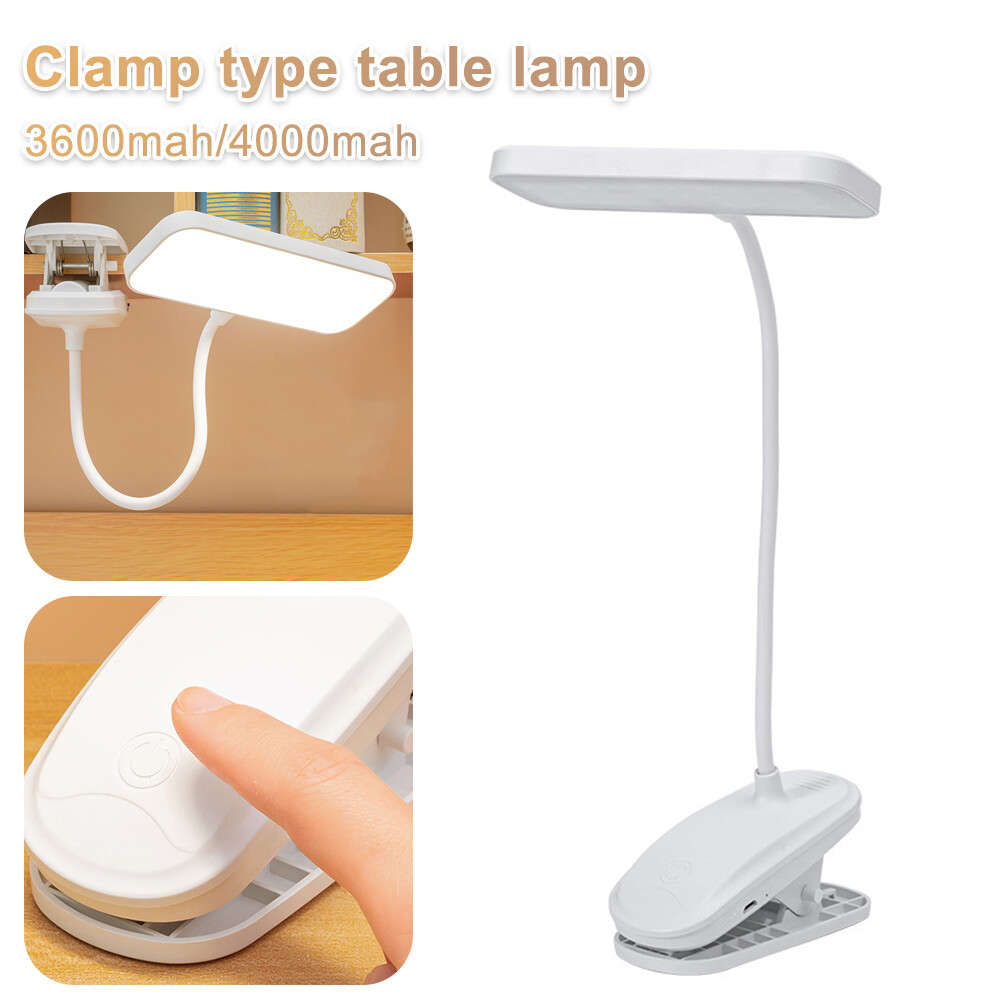 Dẫn clip trên Đèn Đọc Đèn Đọc Sách bảo vệ mắt đèn LED với 3 mức độ sáng có thể sạc qua USB