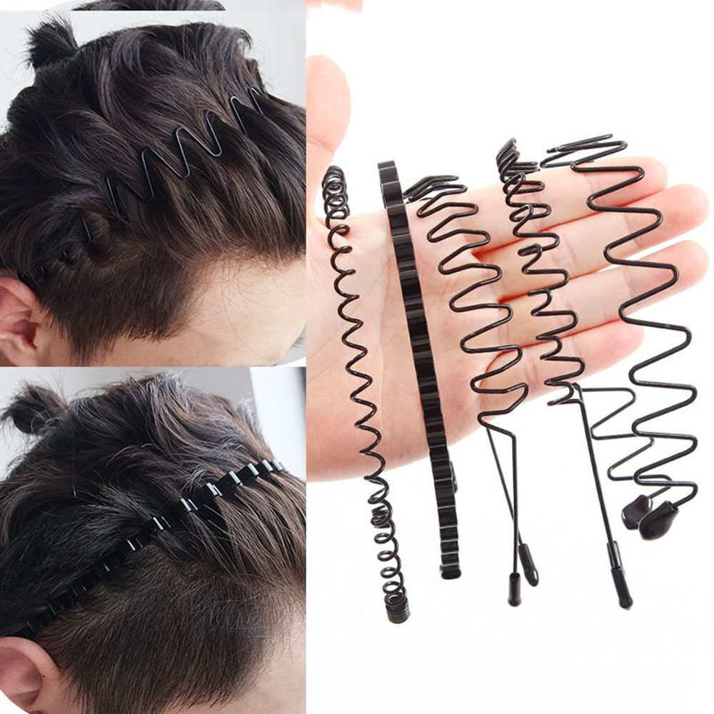 Bờm tóc kim loại headband cho nam nữ thể dục thẩm mỹ thể thao ngoài trời tóc ban nhạc bờm tóc cho cô gái