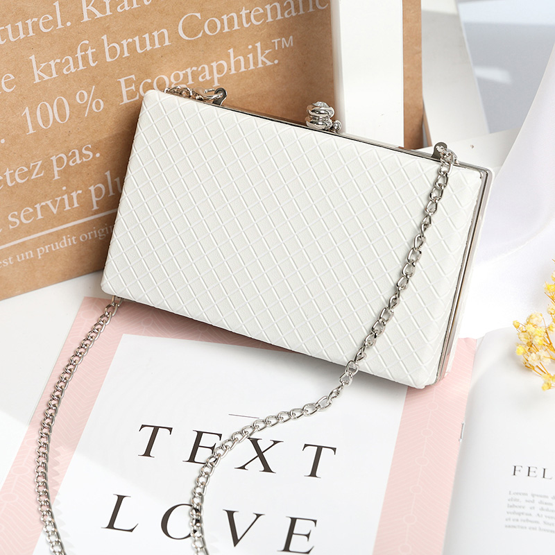 Nyhed nữ bộ ly hợp nắp gập thời trang nữ buổi tối dây xích nhỏ túi cầm tay clutch ví