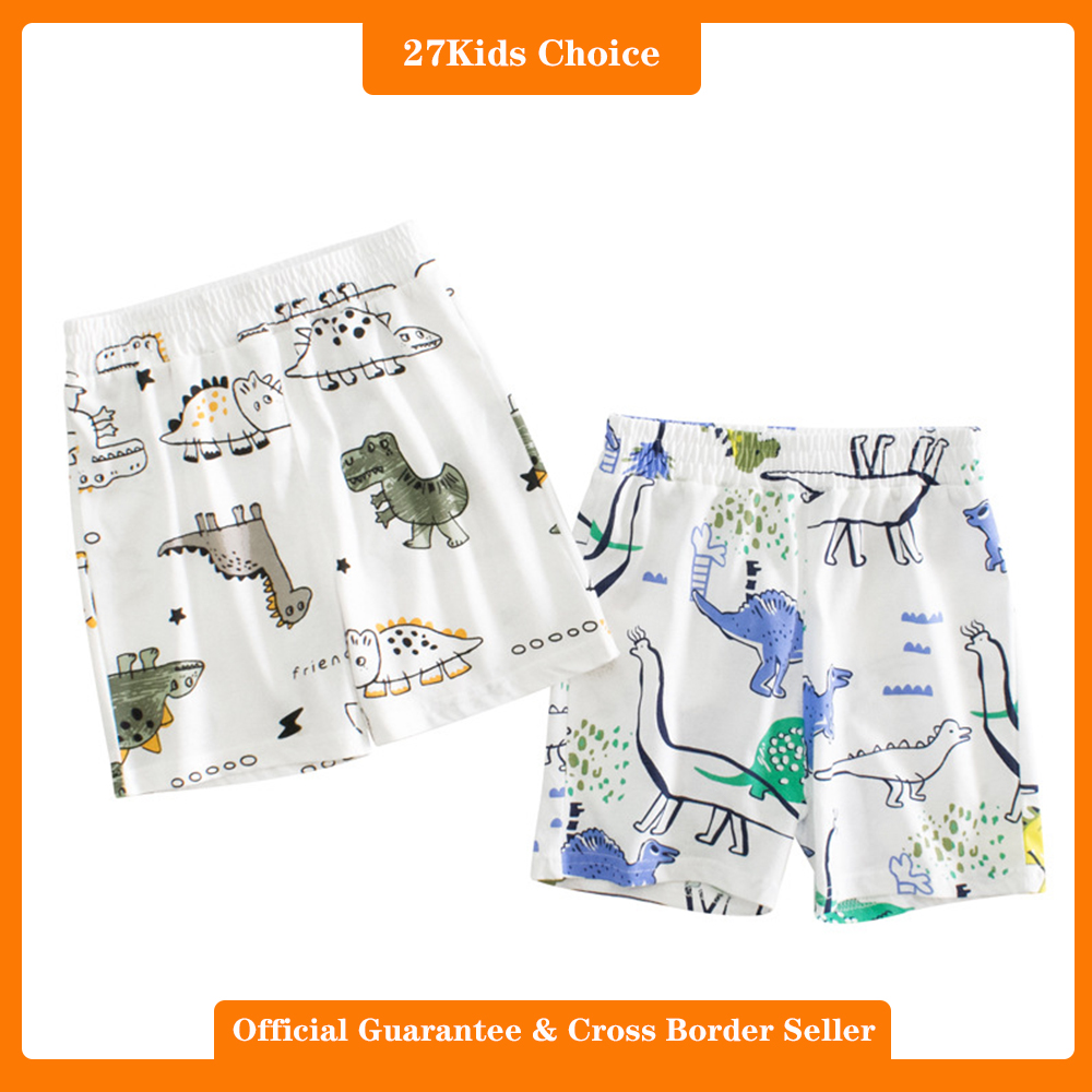 27Kids Choice Dinosaur Children's Clothing Summer Clothes New Boys' Baby Middle Pants Sleeping Pants Children's Five Cent Short Pants ราคา 159 บาท*ส่งฟรี