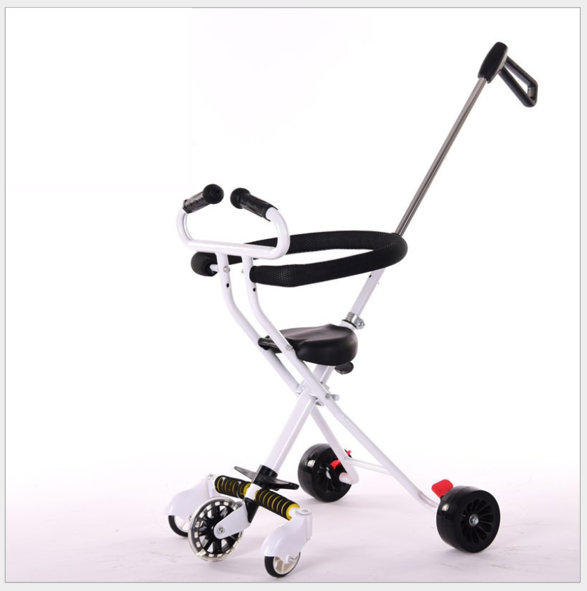 Widened Five-Wheel Soft Seat Guardrail Brake Tricycle Baby Kids Stroller Lightweight Harga  79 Ringgit*Penghantaran Percuma