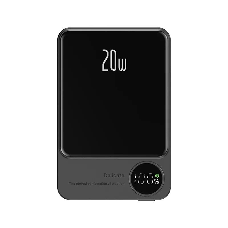 10000mAh hợp kim macsafe Powerbank sạc dự phòng sạc nhanh không dây cho Iphone 15 14 13 12 11 pin dự phòng cho MagSafe