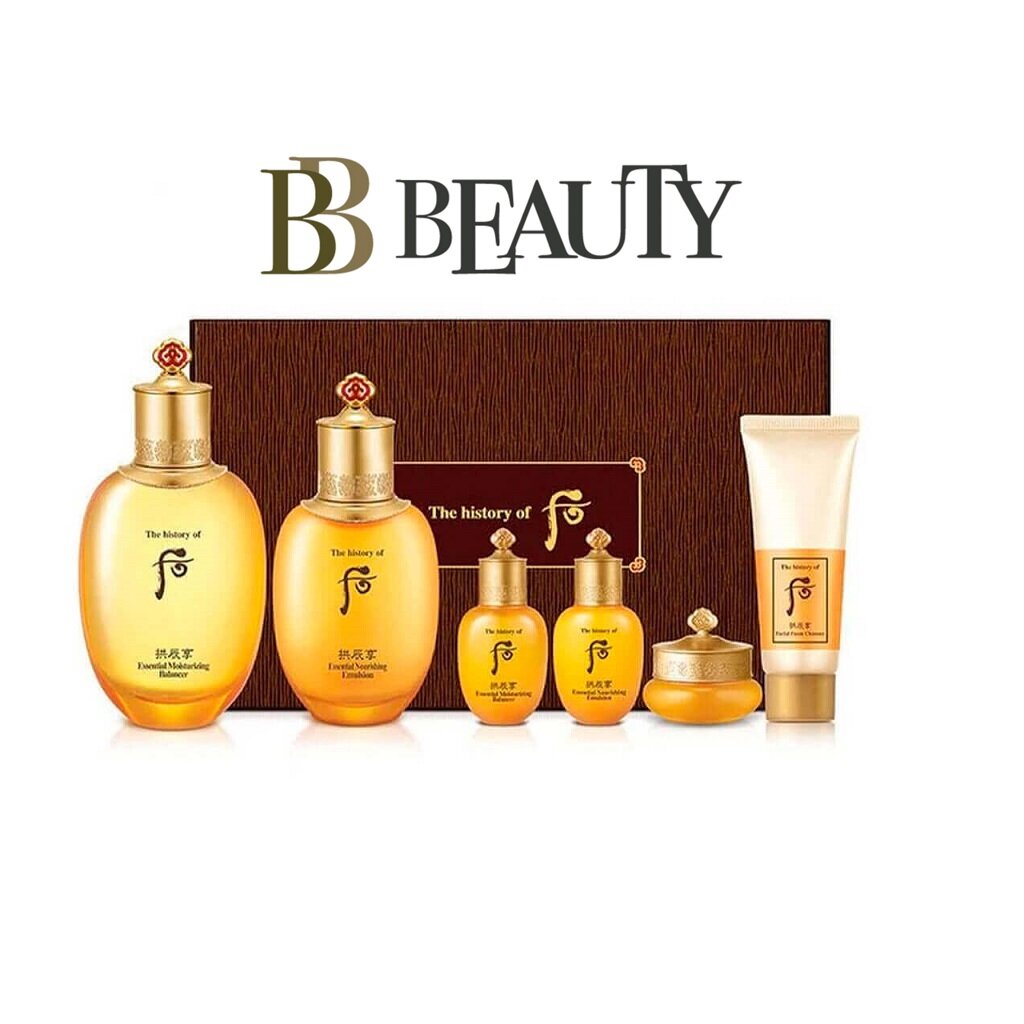 The History of Whoo Gongjinhyang Special 2pcs Set (Balancer 150ml+20ml / Emulsion 110ml+20ml / Cream 10ml / Foam Cleanser 40ml) ราคา 3,998 บาท*ส่งฟรี