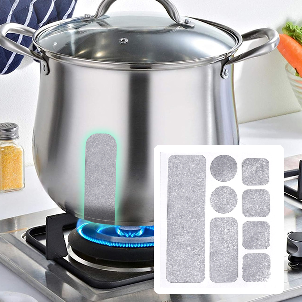 10 miếng/miếng dán sửa chữa vết nứt nồi xô Miếng Dán Sửa Chữa lỗ chảo chống thấm nước băng cuộn lá nhôm chịu nhiệt độ cao chống rò rỉ