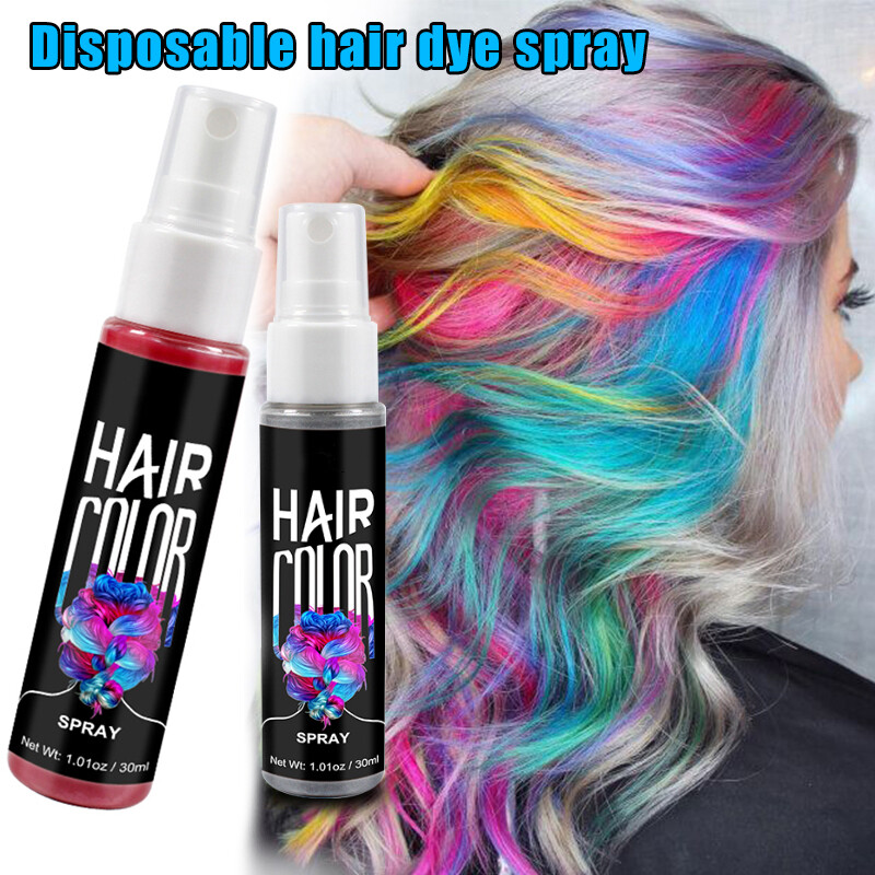 Gambar LemonBlue Hair Color Instant Styling One Time Dry Color Fashion Beauty Makeup 30ml