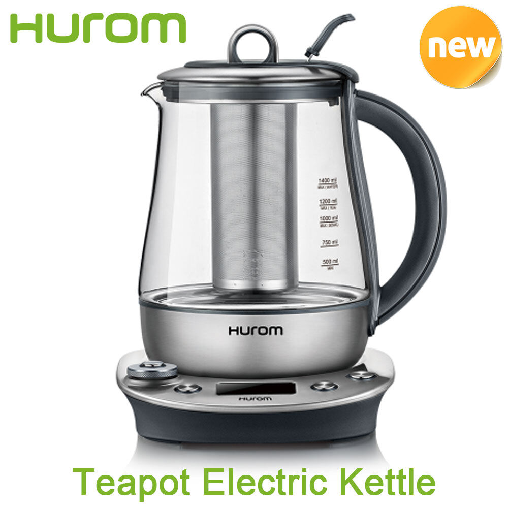 HUROM TM-P02FSS Teapot Electric Kettle Portable Pot Auto Warming Glass Stainless ราคา 11,374 บาท*ส่งฟรี
