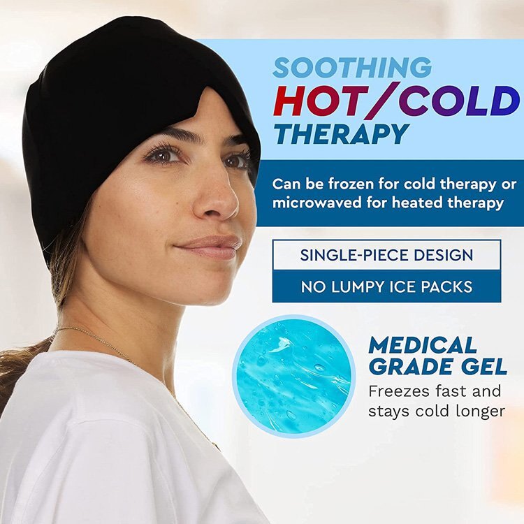 Gambar Sunrichh Multifunctional gel cold compress headache relief cap