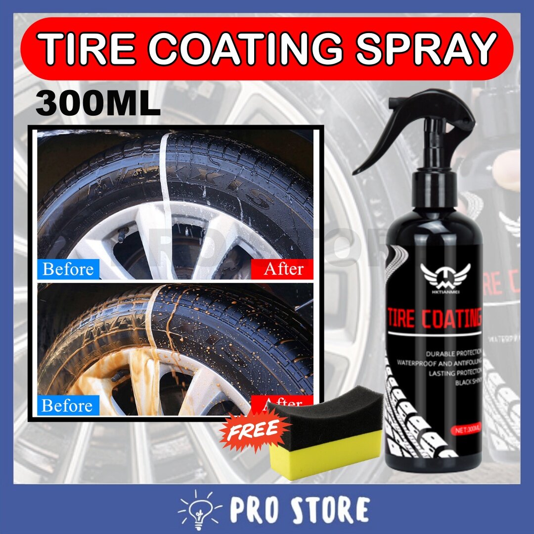 PROSTORE Wax Tyre Silicon Wax Silicon 300ml Tayar Wax Silicon Wheel ...