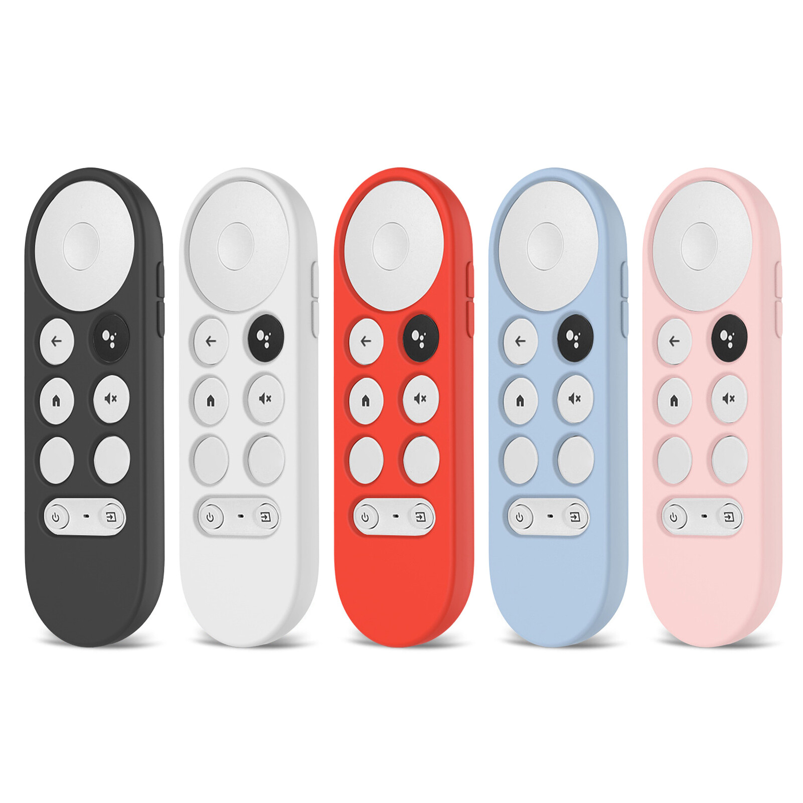 Vỏ silicon bảo vệ điều khiển từ xa mới cho Chromecast cho Google TV 2020 điều khiển từ xa bằng giọng nói Vỏ bảo vệ chống sốc