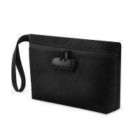 Brifit Money Bag with Lock 32*20cm Lockable Bank Bag with Zipper Waterproof Bag Bank Deposits Wallet Phone and Credit Cards Small Tools