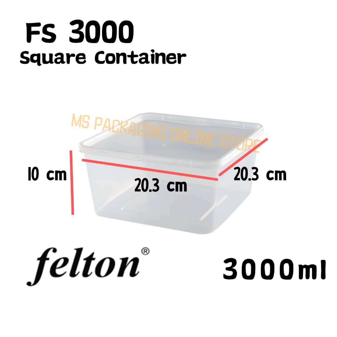 Microwavable Round Container FC 30 (850ml) - Felton