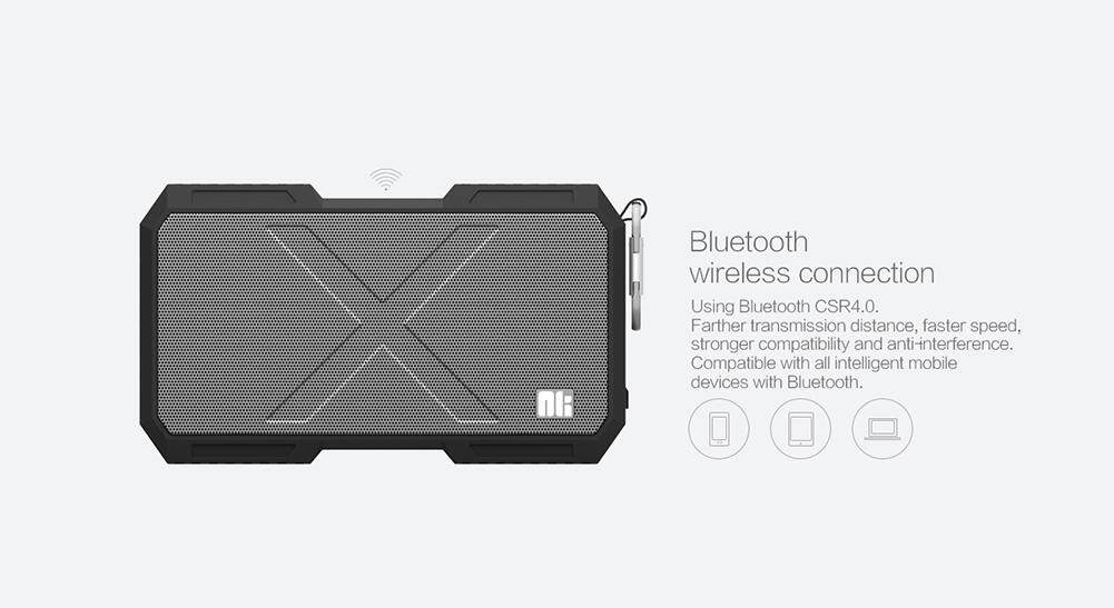 Loa Bluetooth Không Dây Nillkin Sạc Điện Thoại 2 Trong 1 Loa Bluetooth 4.0 Ngoài