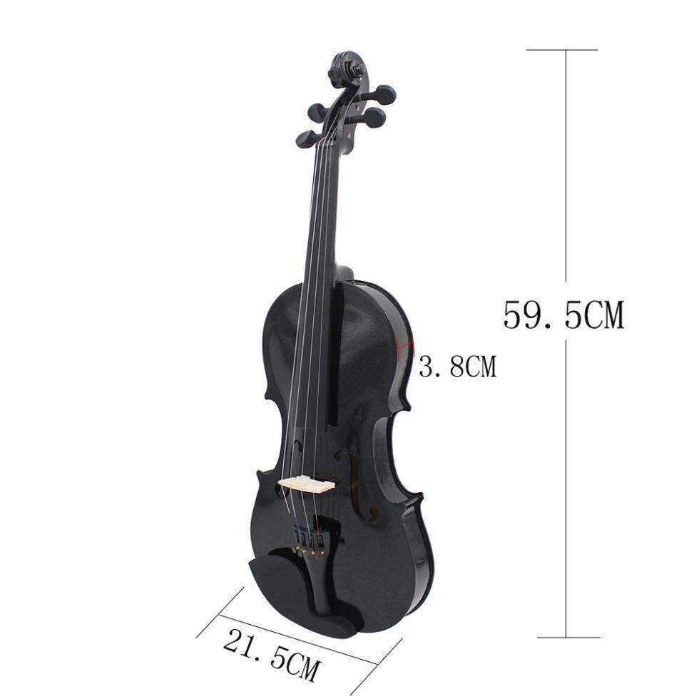 Đàn Violin Acoustic Kích Thước Đầy Đủ 4/4, Có Vỏ + NƠ + Nhựa Thông Cho Violin Người Mới Bắt Đầu