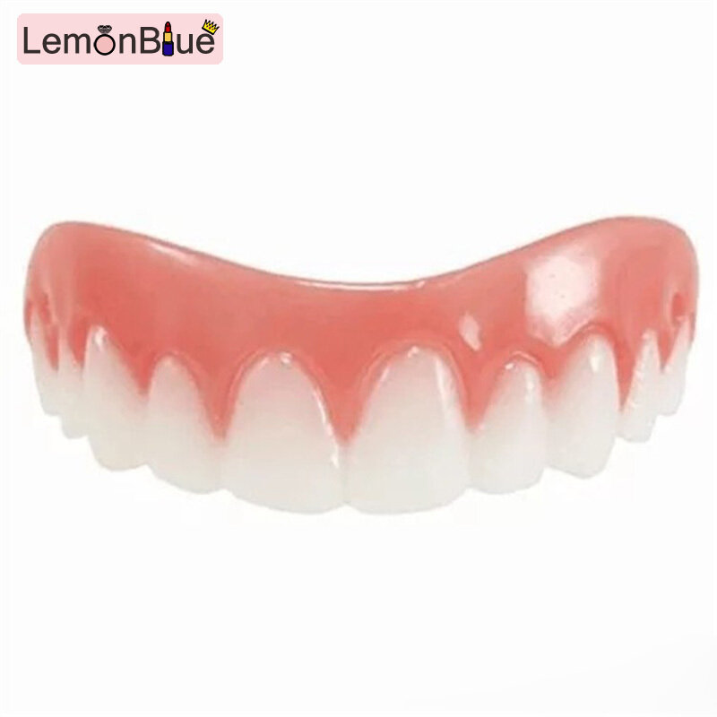 Gambar LemonBlue Perfect Smile Instant Smile Comfort Fit Flex Teeth Top Silicone Cosmetic Veneer