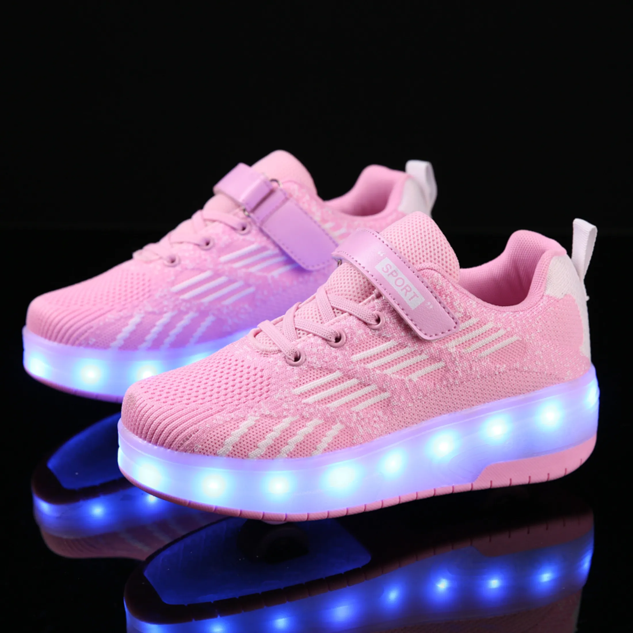 girls light up tennis shoes