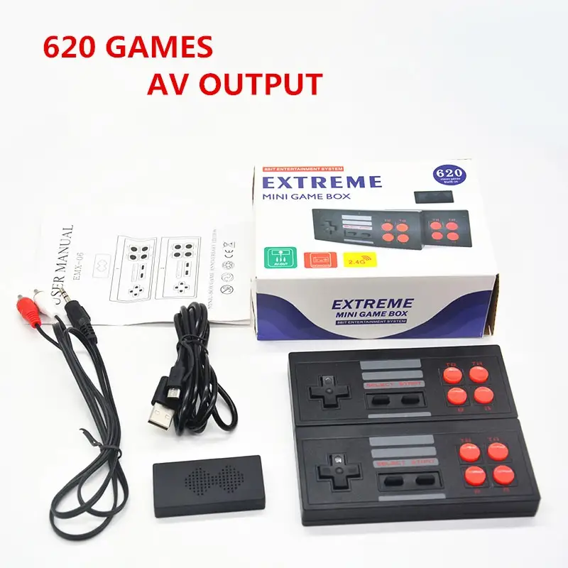 Tepro Digital Accessories Usb Wireless Handheld Tv Video Game Console Build In 568 Classic 8 Bit Game Mini Console Dual Gamepad Av Output Lazada Singapore