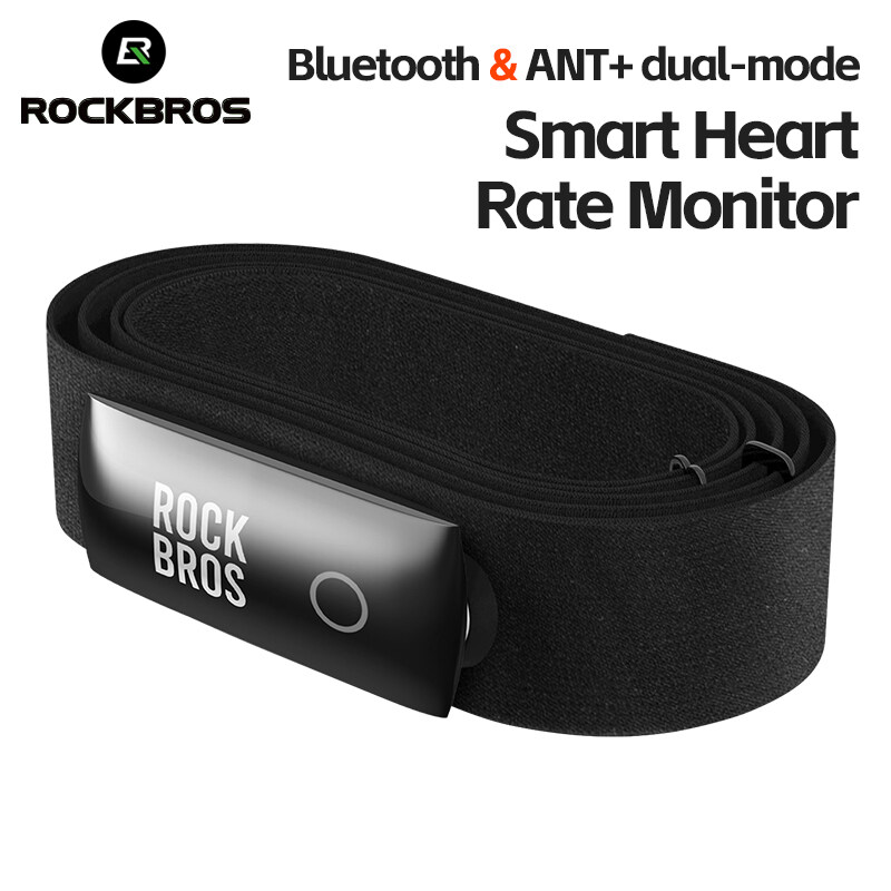 ROCKBROS đi xe đạp thông minh cảm biến nhịp tim thể thao Kiến + Bluetooth có thể sạc máy theo dõi nhịp tim Phụ Kiện Xe Đạp