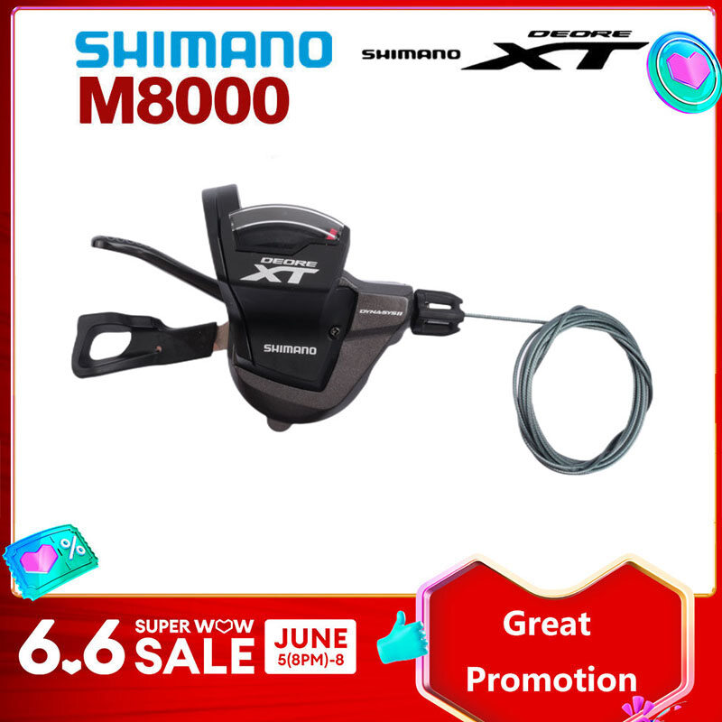 Shimano deore xt sl m8000 shifter 3x11 2x11 tốc độ mtb xe đạp leo núi cần chuyển số w/dây cáp trong m8000 11 tốc độ thanh chuyển số phải 2/3 tốc độ bên trái shifter phụ kiện xe đạp