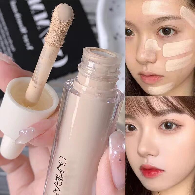 3 Màu Sắc Giữ Ẩm Kem che khuyết điểm dạng lỏng trang điểm nền kiểm soát dầu Không Thấm Nước bọc hoàn toàn quầng thâm Matte Kem Che Khuyết Điểm Mỹ Phẩm