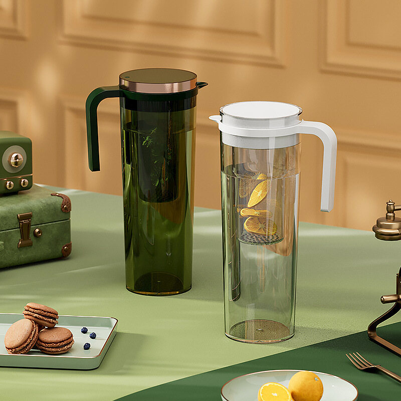 Gambar ?? Ready Stock?? Household Sealed Cold Kettle Large Capacity Teapot High Temperature Plastic Refrigerator Kettle