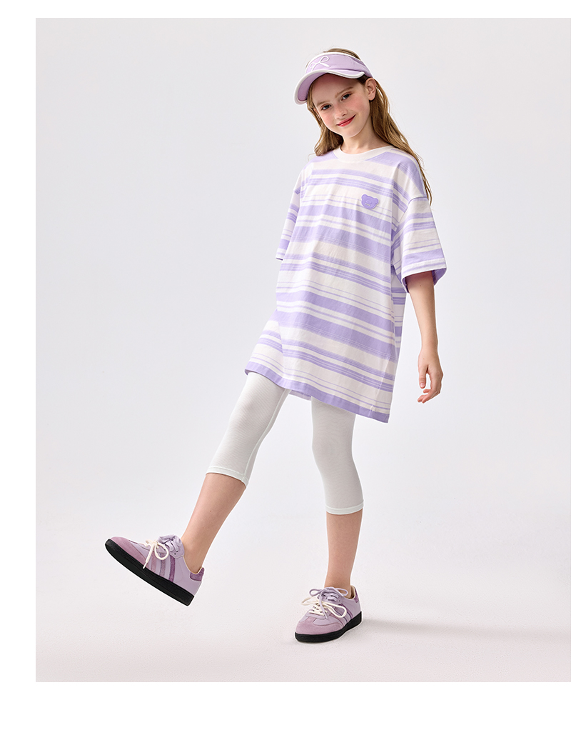balabala Girl Leggings Children Pants 2025 Spring And Summer New Mid And Big Kids Five-Part Pants Dance And Casual · v5