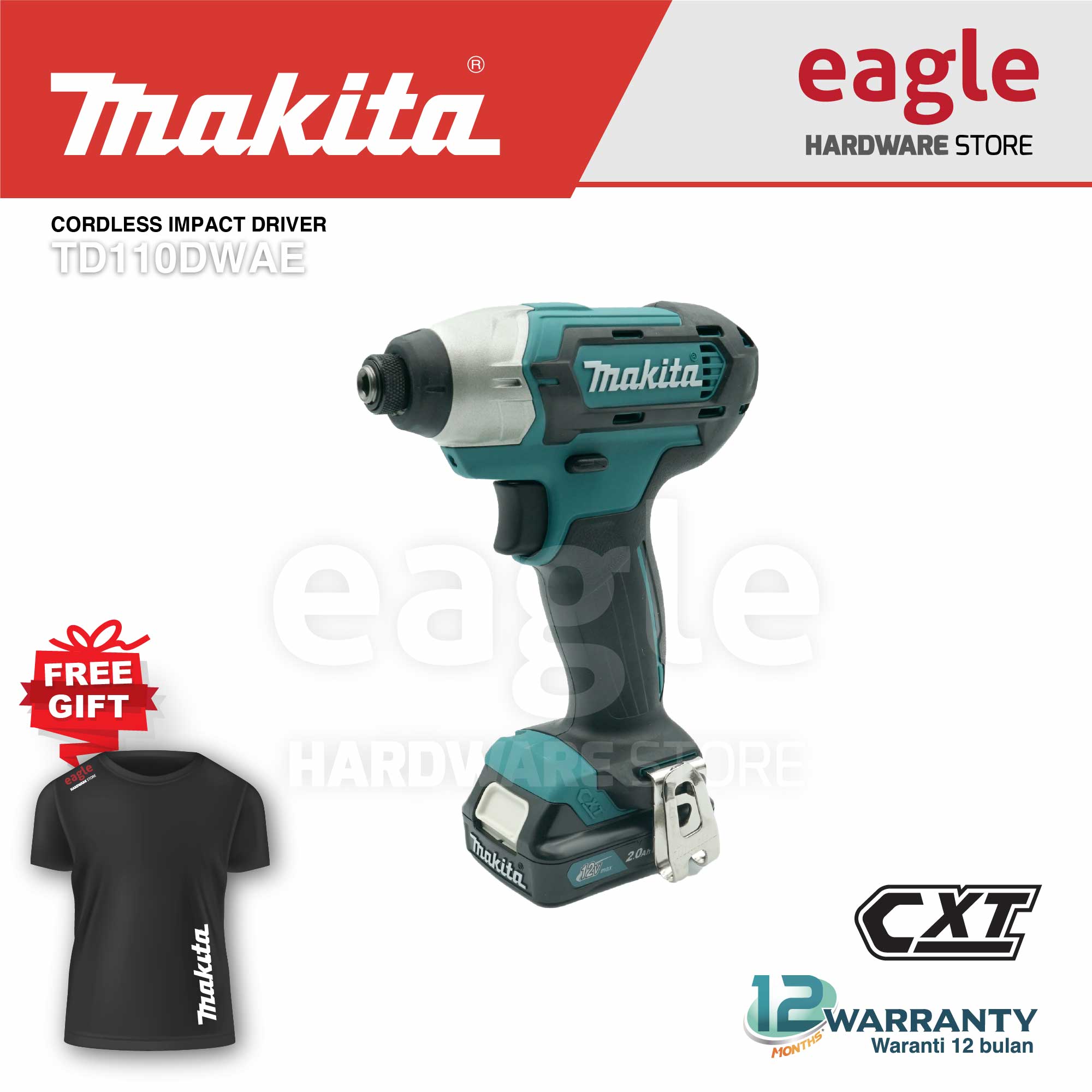 12V Cordless Impact Driver (TD110) | Lazada